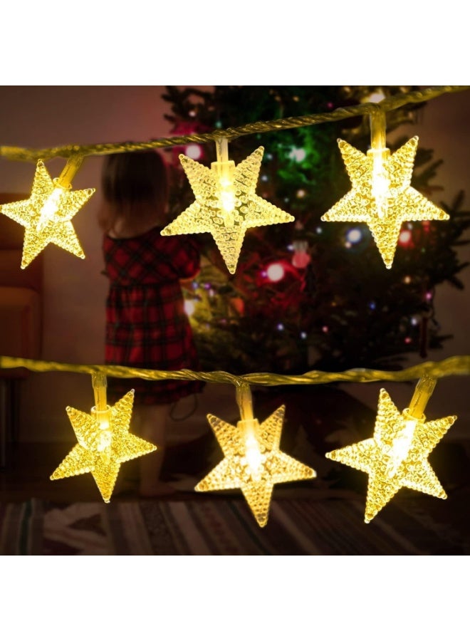A 10-meter curtain made of stars, suitable for Christmas, Ramadan, birthdays, and parties. - Image 1