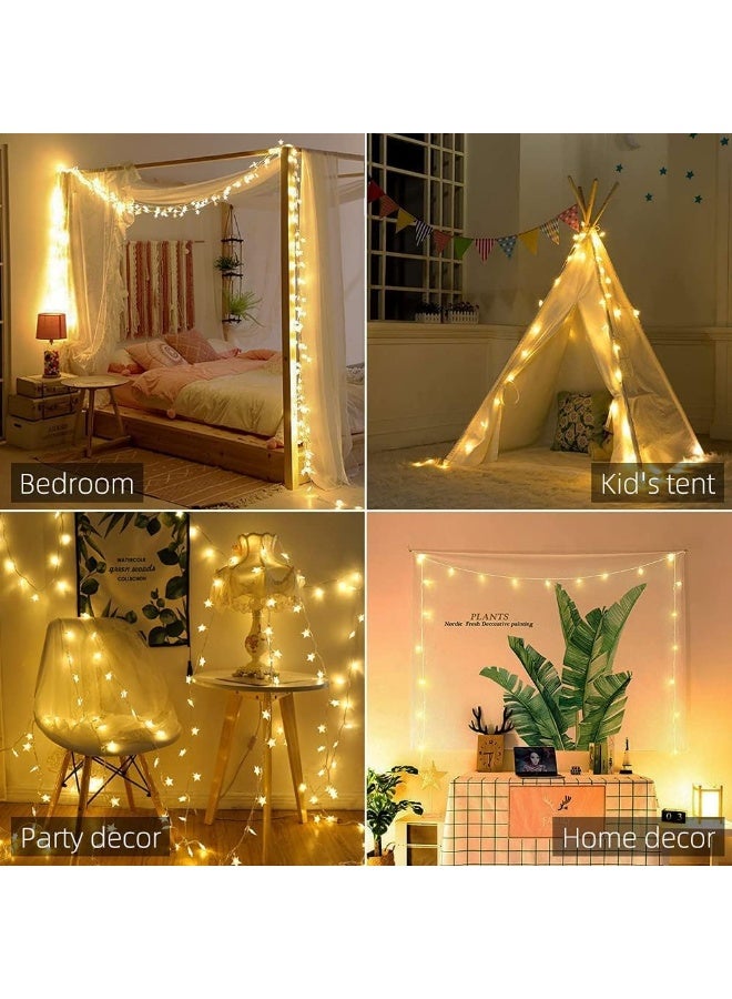 A 10-meter curtain made of stars, suitable for Christmas, Ramadan, birthdays, and parties. - Image 3