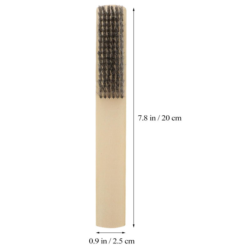 5Pcs Stainless Steel Wire Rust Removal Brush Set Heavy Duty Cleaning Tools for Motor Door Window - Image 3