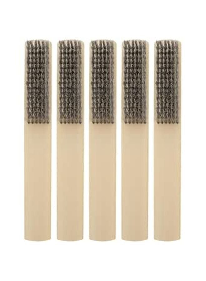 5Pcs Stainless Steel Wire Rust Removal Brush Set Heavy Duty Cleaning Tools for Motor Door Window - Image 1