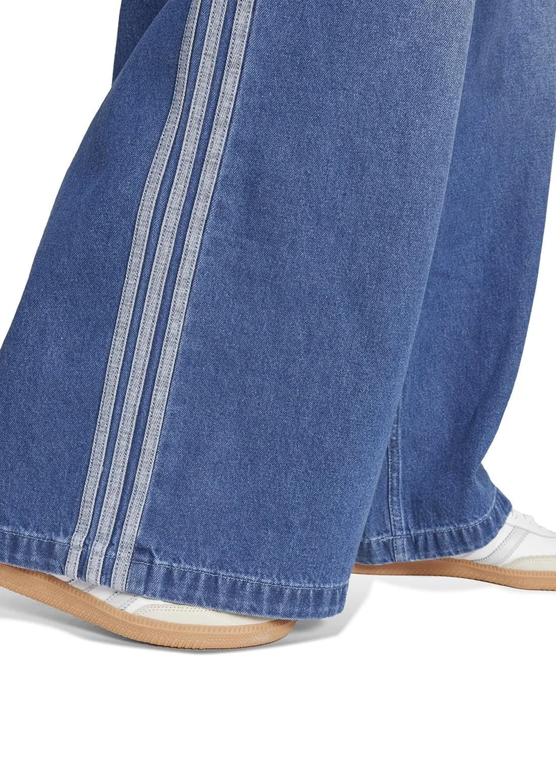 Adidas Adidas DENIM WIDE PANT Blue FASHION Trousers FOR WOMEN 40-34