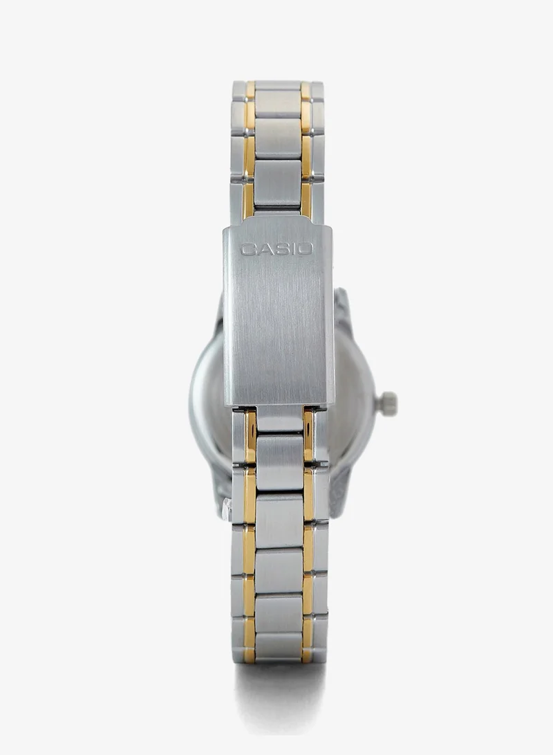 Casio  Two Tone Steel Strap Analog Watch for Women | Best Price UAE