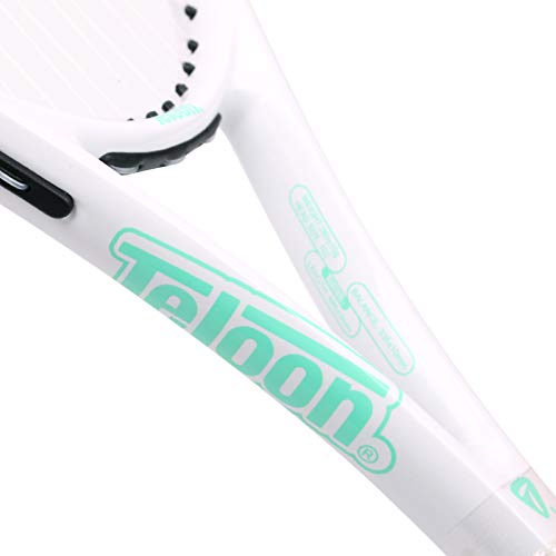 Teloon Recreational Adult Tennis Rackets-27 inch Tennis Racquet for Men and Women College Students Beginner Tennis Racket. (V10-White and Green) - Image 4