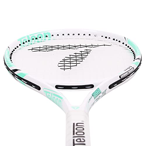 Teloon Recreational Adult Tennis Rackets-27 inch Tennis Racquet for Men and Women College Students Beginner Tennis Racket. (V10-White and Green) - Image 1