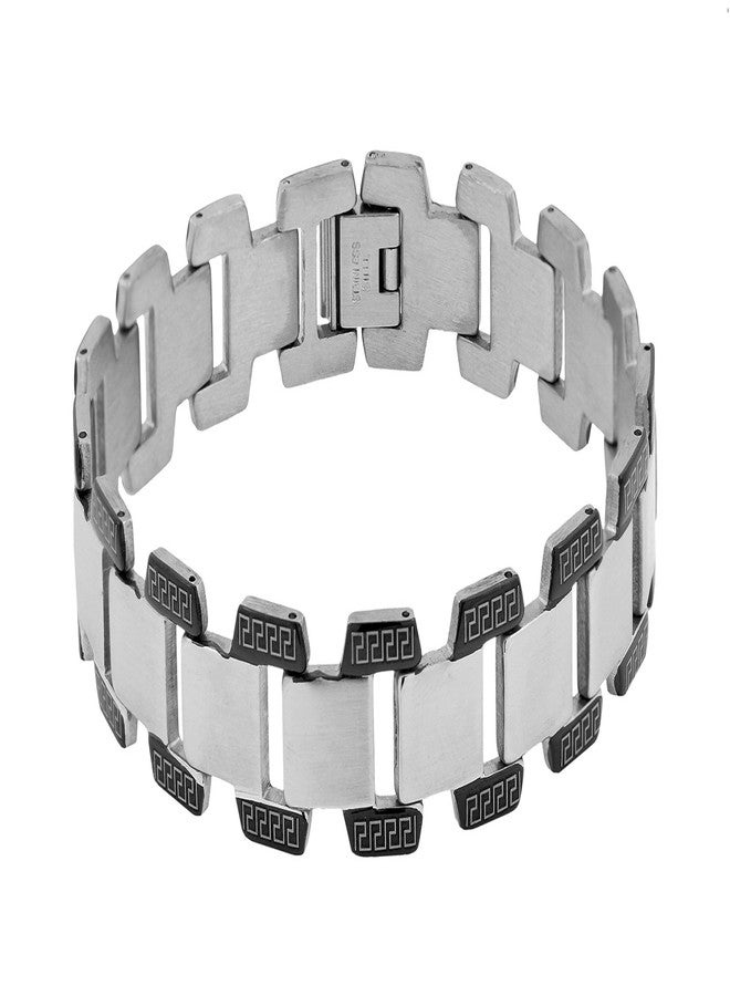 ZIVOM® Italian 316L Stainless Steel Black Plated Bracelet For Men - Image 2