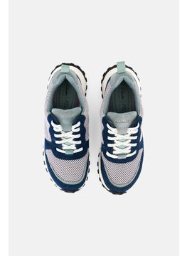 clarks Women Standard Atl Trek Free Wp Lace Up Casual Shoes, Teal Blue Combo  - Image 3
