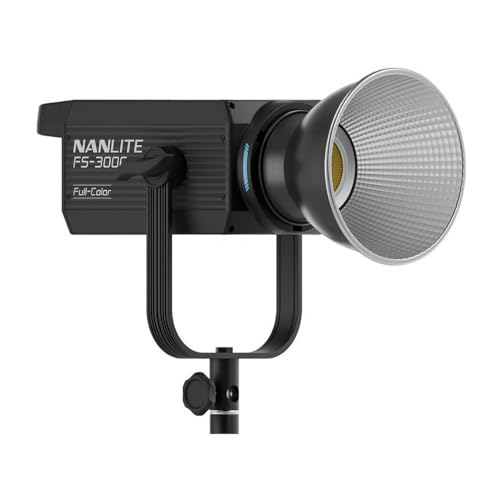 NANLITE FS-300C RGB LED Monolight with OLED Screen 15 Lighting Effects Fan Cooled Wireless and App Control - Image 3