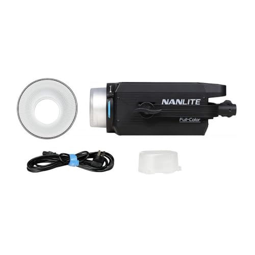 NANLITE FS-300C RGB LED Monolight with OLED Screen 15 Lighting Effects Fan Cooled Wireless and App Control - Image 5