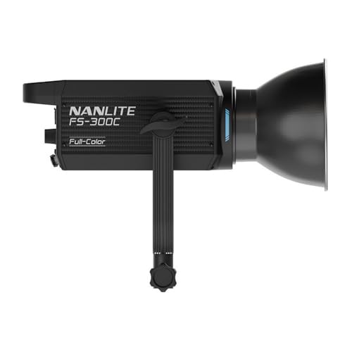 NANLITE FS-300C RGB LED Monolight with OLED Screen 15 Lighting Effects Fan Cooled Wireless and App Control - Image 4