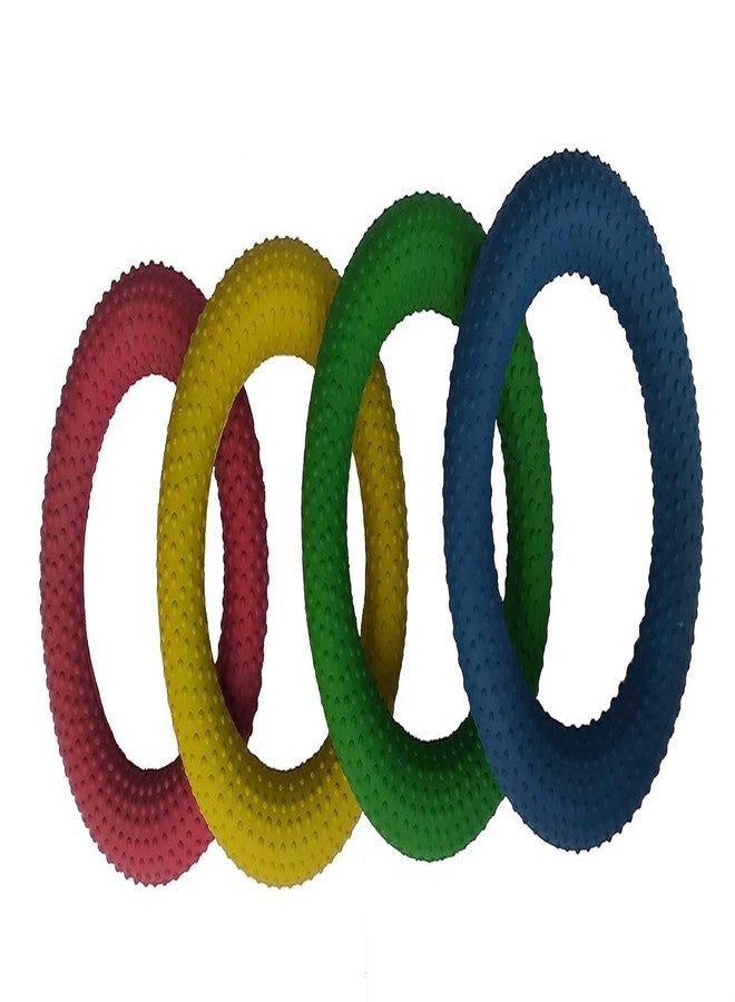 CRAZX CRAXZ Tennis Rings: Outdoor Party, Beach & Playground Game for Adults, Kids & Families - Rubber Dotted Disks for Tennikoit Games (Pack of 2) - Image 5