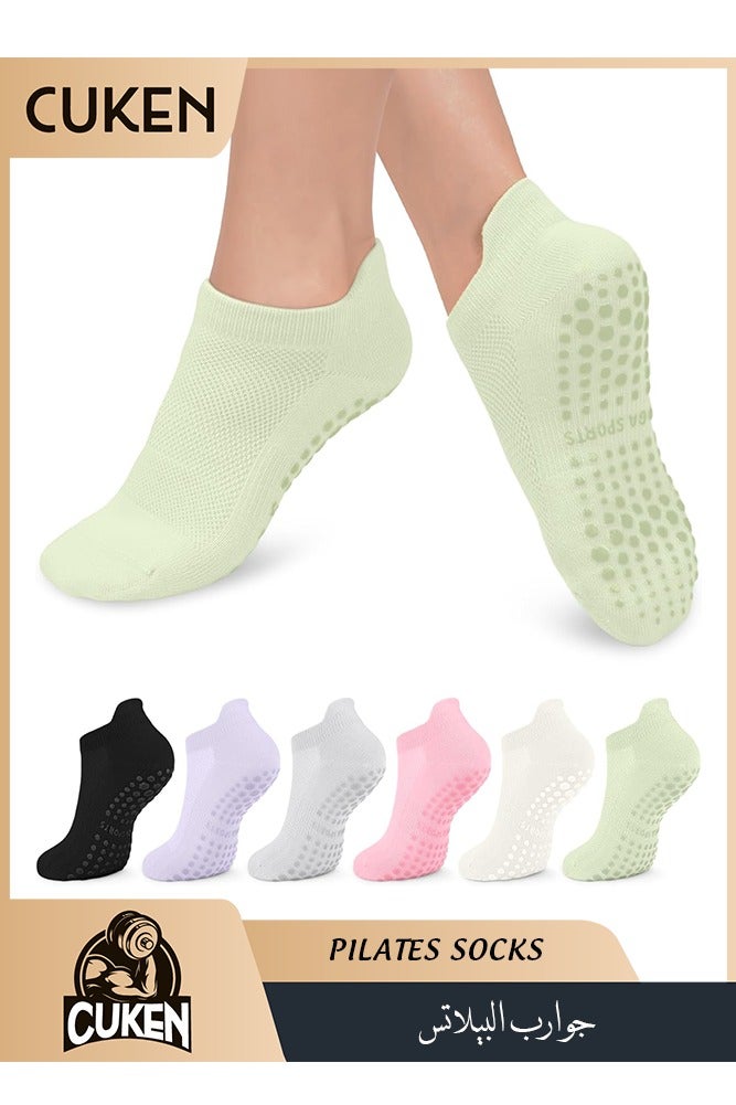 ساكن 6 ازواج من الجوارب الضاغطة النحاسية للنساء والرجال الدورة الدموية 15-20 ملم زئبقي - افضل دعم للممرضات والجري (متعدد الألوان) - Image 1