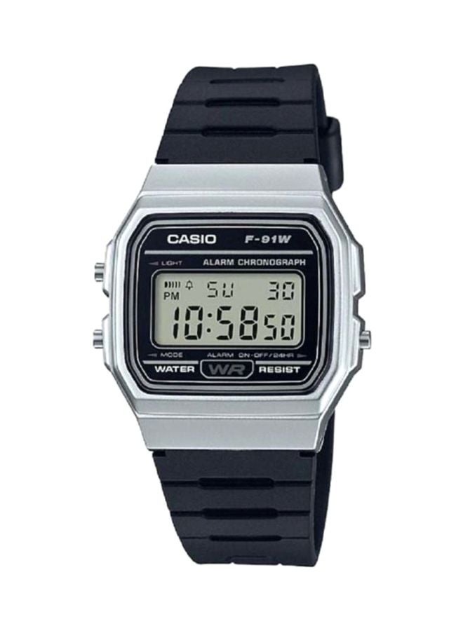 CASIO Men Vintage Water Resistant Digital Watch F91WM-7ADF - 38 mm - Black - Image 1