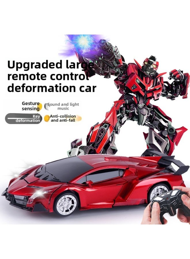 Gesture Induction 278 Deformation Car 2.4G Remote Control Car Robot With Light Sound Effect Boy Toy-Color:1:18 Orange Lamborghini-Proportion:2.4g Remote Control 【including Electric Lithium Battery】】 - Image 4