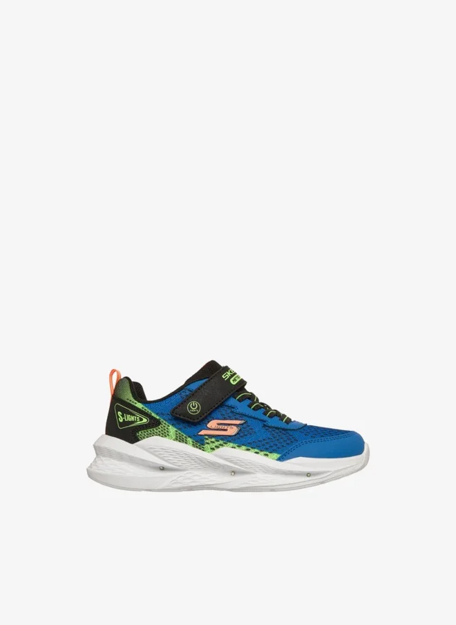 SKECHERS Boys METEOR-LIGHTS 2.0 Hook & Loop Sneakers