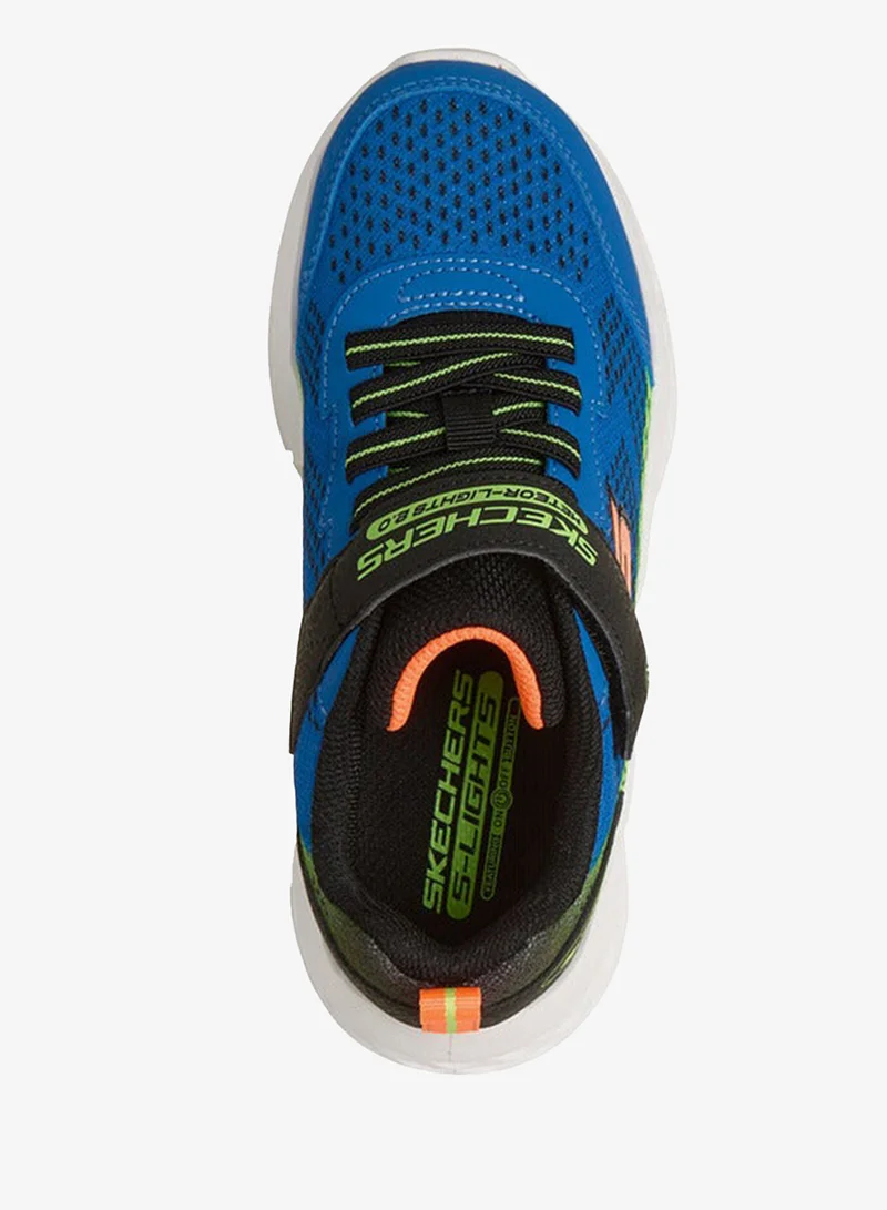 SKECHERS Boys METEOR-LIGHTS 2.0 Hook & Loop Sneakers