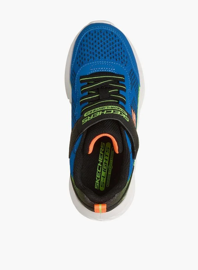 SKECHERS Boys METEOR-LIGHTS 2.0 Hook & Loop Sneakers