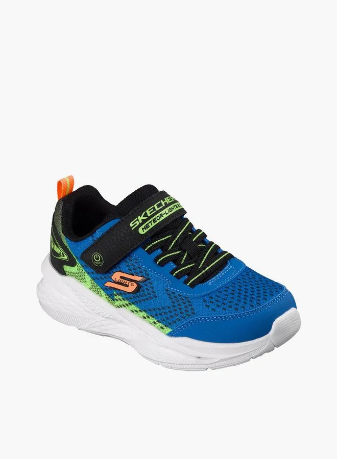 SKECHERS Boys METEOR-LIGHTS 2.0 Hook & Loop Sneakers