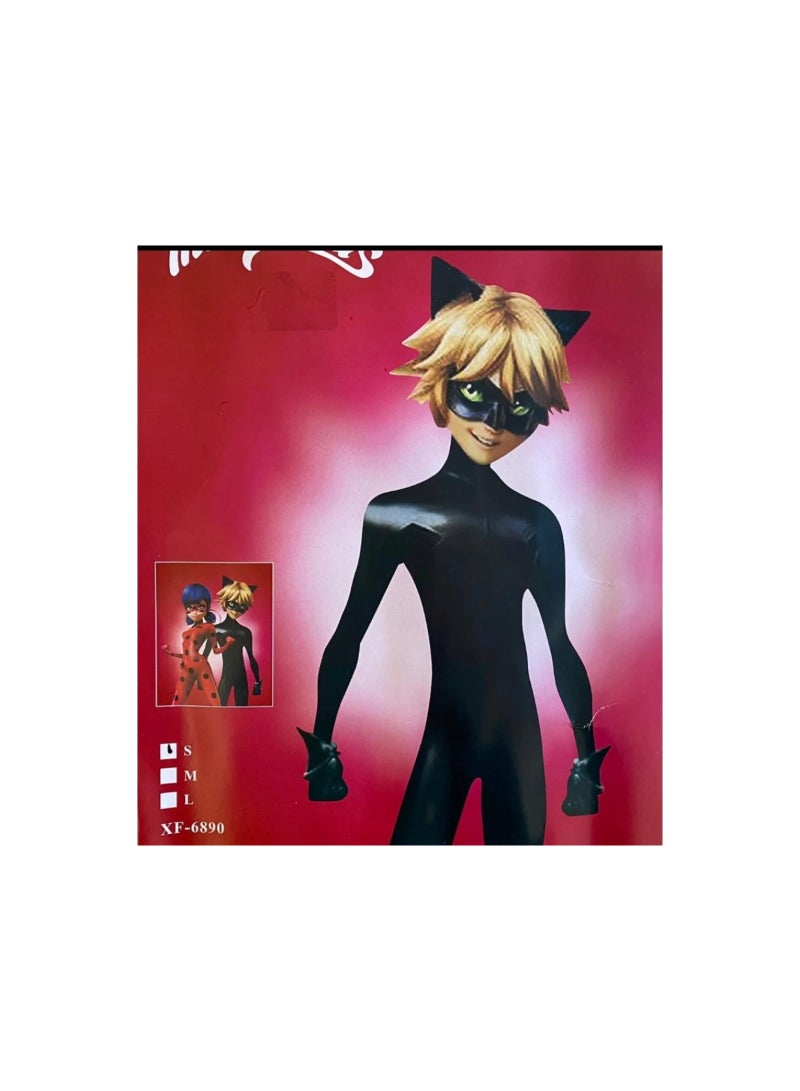Toy Box Black Cat Breathable Comfortable Authentic Detailed Themed Party Fancy Dress Cosplay Kids Costume - Image 2