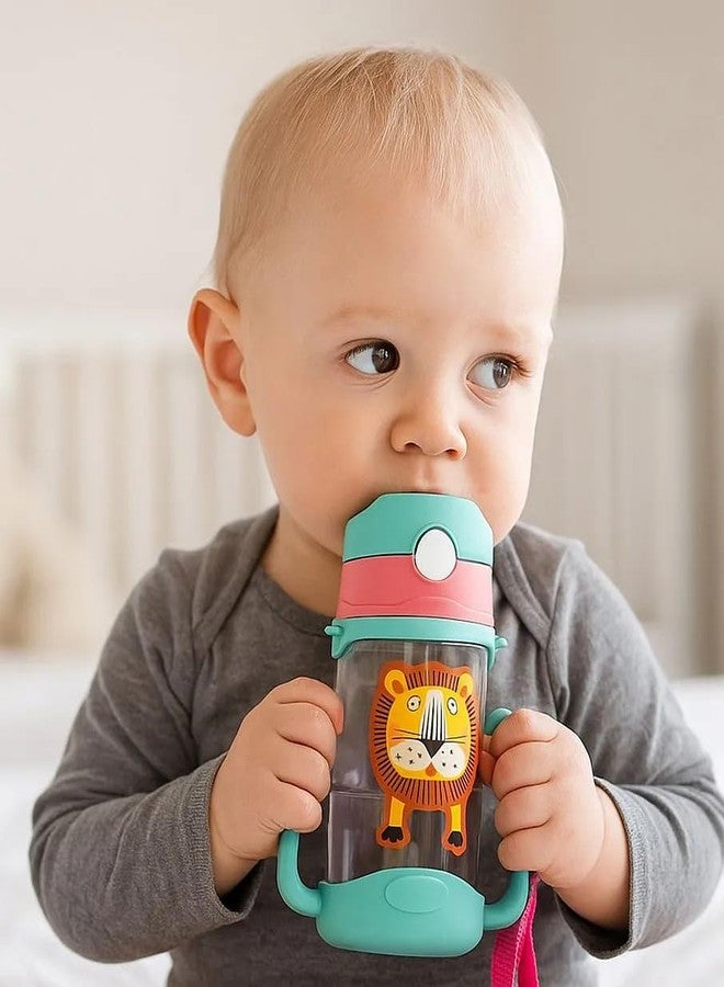 Alya The Cheeky Kidzz Baby Unbreakable Sipper Bottle Cup/Mug Learning Sippy BPA Free Anti Spill Sippy Cup Dust-Proof Sippy Cup with Twin Handles Sipper for Toddlers/Infants/Babies (Design 33) - Image 2