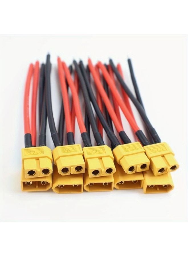 5pcs XT60 Male Female Connector Extension Cord 14AWG Silicone Wire - Image 5