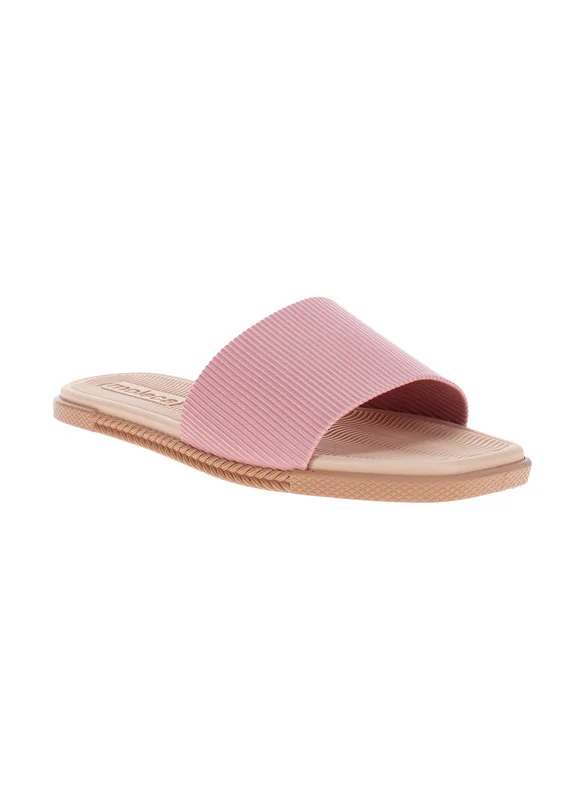 MOLECA Moleca Ladies Flat Sandals Pink | Made In Brazil