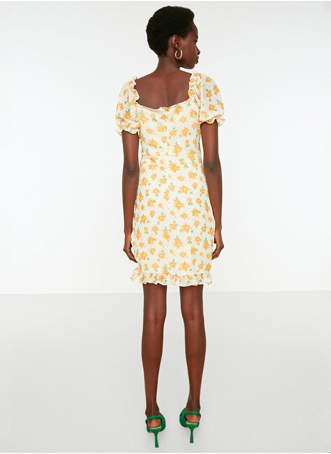 trendyol - Floral Cut Out Detailed Dress - Image 1