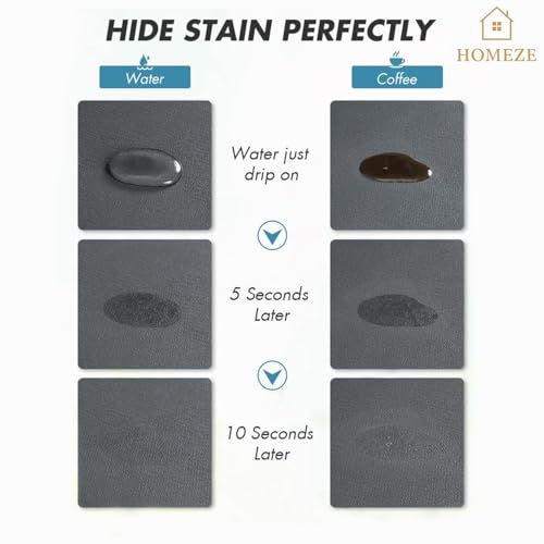 Homeze Large Dish Drying Mat for Kitchen 40x60 cm – Super Water Absorbent Quick Dry Mat for Utensils | Non-Slip Absorbing Rubber Backing Countertop Pad for Dishes, Coffee Station & Multi-Purpose Use - Image 2