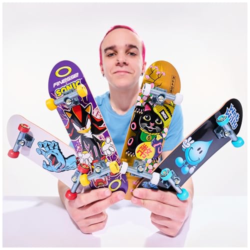 TECH DECK, Santa Cruz Handboard; Authentic Mini Skateboards, Kids Toys for Boys & Girls, Ages 6 and up (Hands Use Only) - Image 2