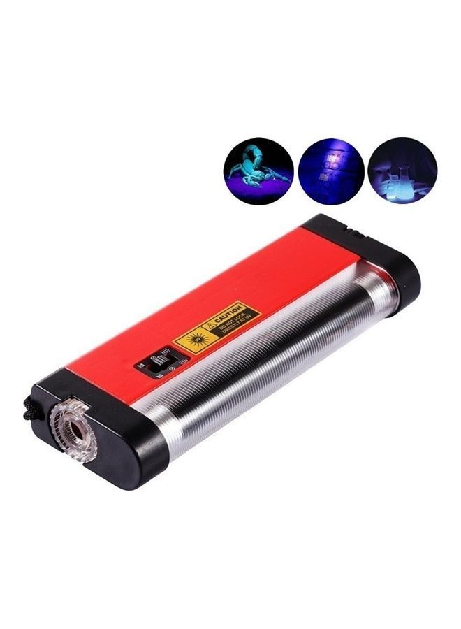 NIBEMINENT Mini 2 In 1 UV LED Money Detector Red/Black  - Image 1