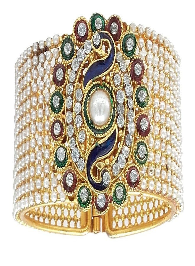 جي اس دي سوار معدني مطلي بالذهب من JSD للنساء والفتيات - قابل للتعديل، 5080 - Image 1