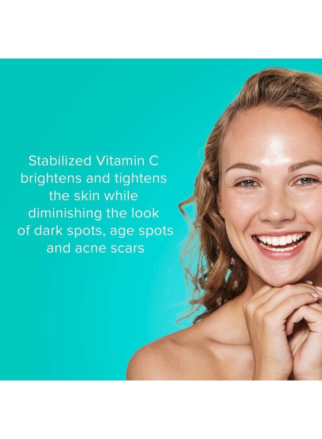 ClarityRx C-Results Vitamin C Brightening Face Serum, Natural Plant-Based Anti-Aging Facial Treatment for Dark Spots & Acne Scars (1 fl oz) - Image 2