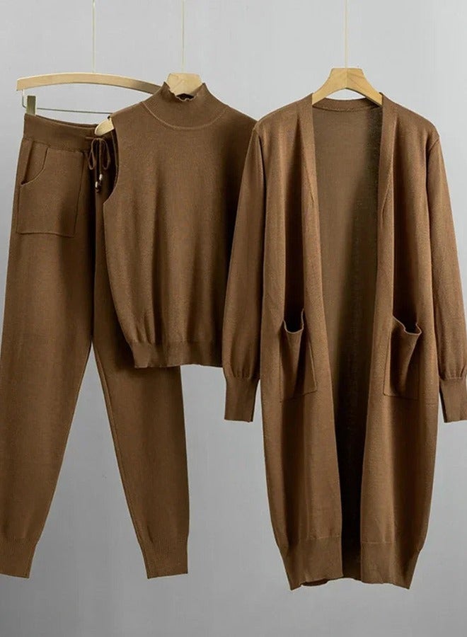 3 Piece Casual Suit Set - Image 3