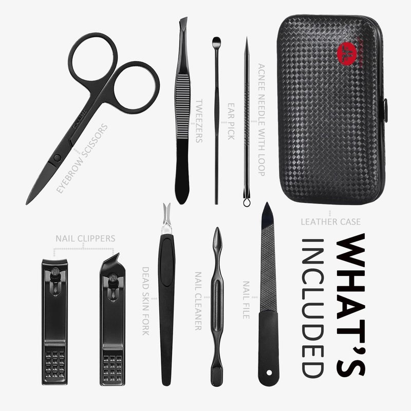 HANTEKAS 9 in 1 Manicure and Pedicure Set - Image 2