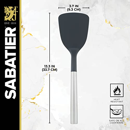 Sabatier Nylon Short Turner with Stainless Steel Handle, 13.25 inches - Image 2