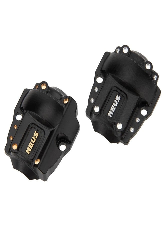 MEUS RACING Ascent-18 Apex Brass Front Diff Cover and Rear Alunuminum Differtial Covers for Redcat Ascent-18 Apex 1/18 RC Crawler Upgrades Parts - Image 4