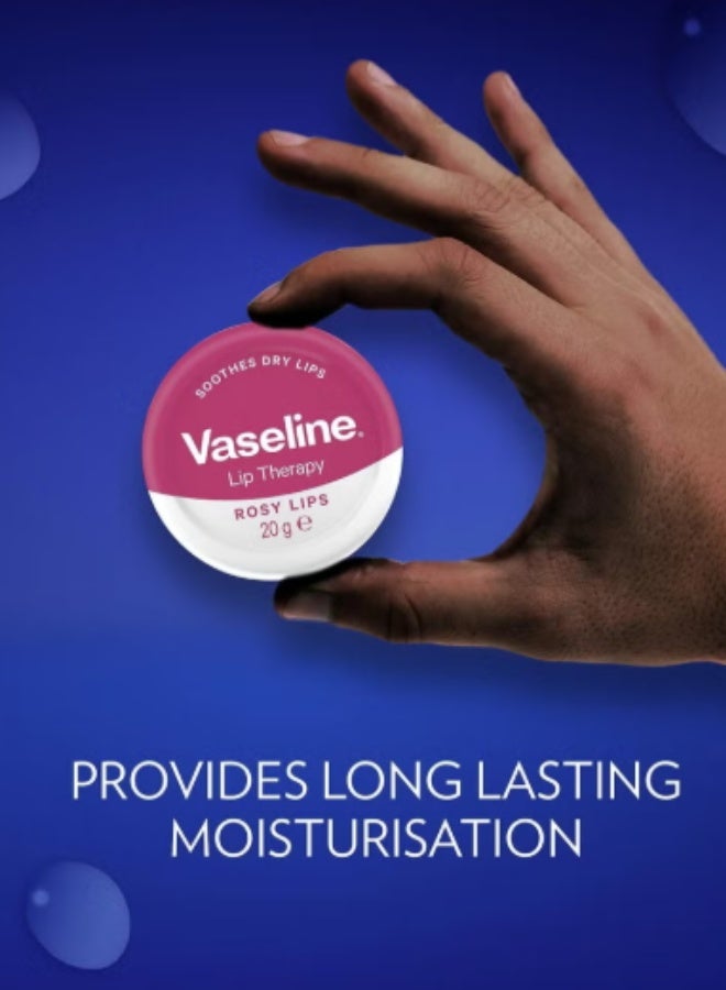 فازلين علاج الشفاه روزي ليبس 20 جم مرطب شفاه مغذي يمنح الشفاه نعومة ولمعان طبيعي - Image 3