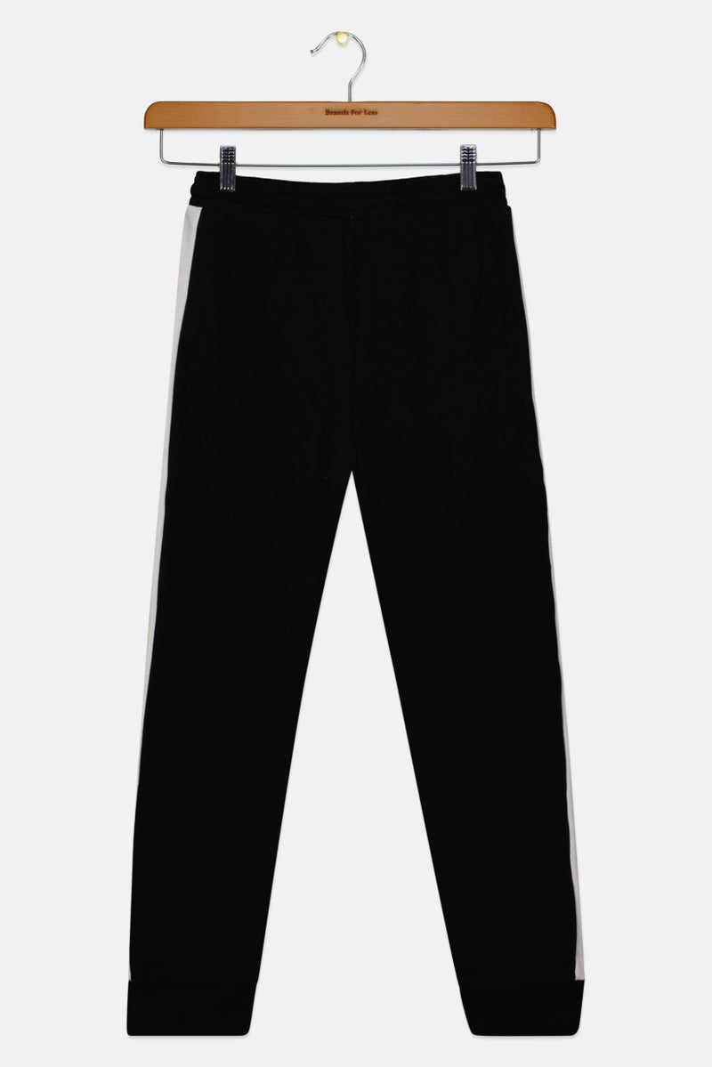 PUMA سروال رياضي للأطفال الأولاد، أسود - Image 2