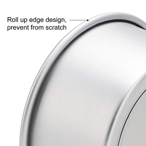 Beasea 6 Inch Round Cake Pan Set of 2, Nonstick Aluminum Alloy Cheesecake Pan with Removable Bottom for Oven Baking - Image 2