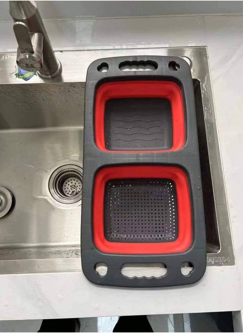 Generic - Double Basin Strainer 2x1 Strainer and Plate with Practical and Distinctive Design Mk - Image 1