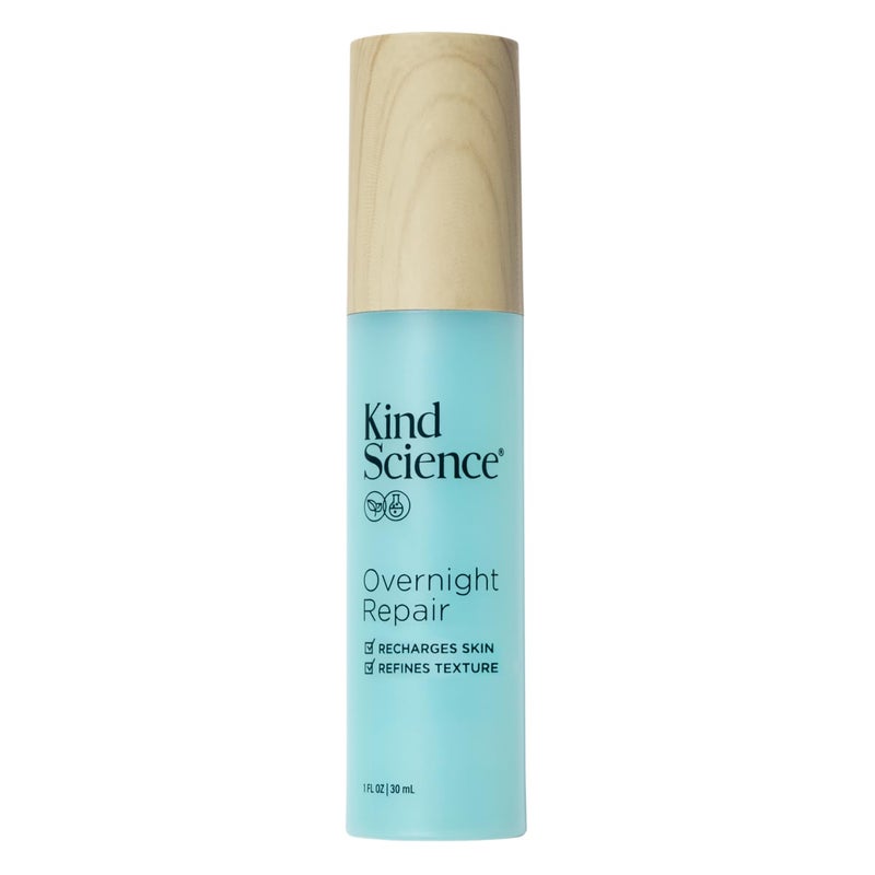 Kind Science by Ellen DeGeneres Overnight Repair Night Moisturizer for Face  Anti Aging to ReEnergize  Hydrate Look of Tired Skin with Niacinamide  Shea Butter  Fragrance Free Cruelty Free