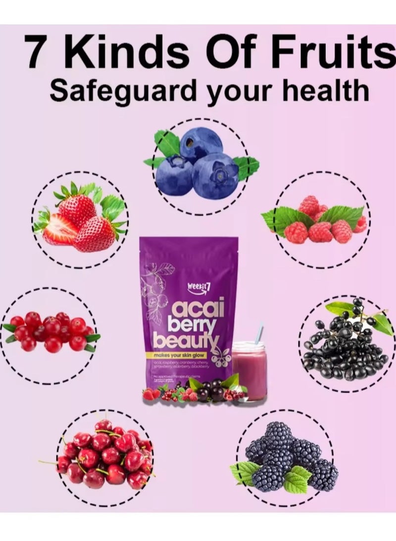 الأسبوع السابع جمال التوت الآساي يجعل بشرتك متوهجة - Image 2