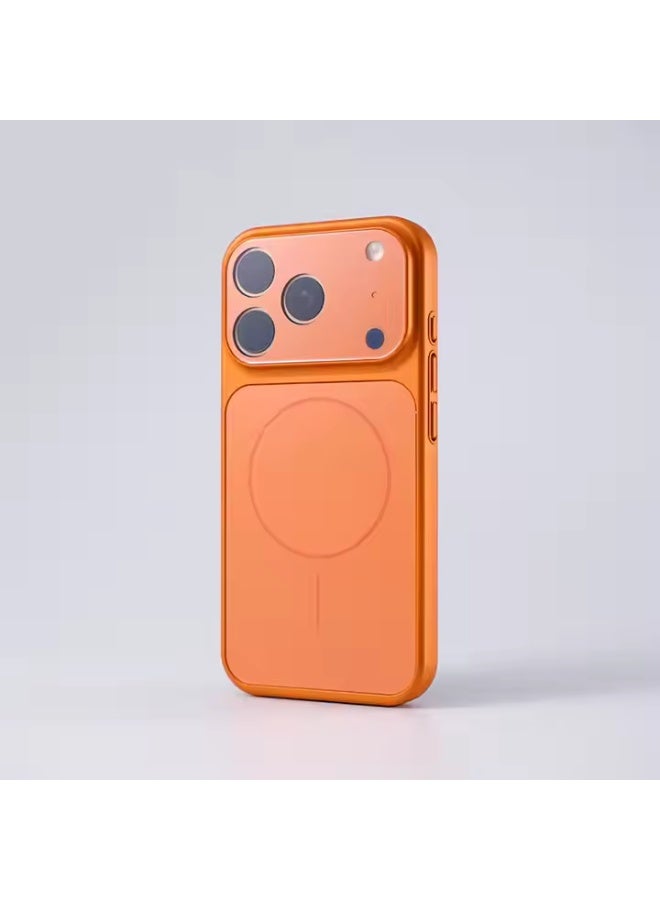 ACLIX For Magsafe Magnetic Wireless Charge Case For iPhone 17 16 15 14 13 12 11 Pro Max Plus 17Air 16e Silicone Glass Lens Protection Cover - Image 1