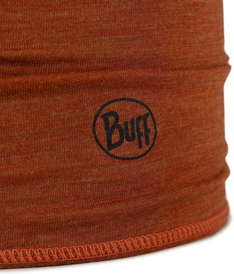 BUFF Lightweight Merino Wool Neck Gaiter - Solid Cinnamon - Image 4
