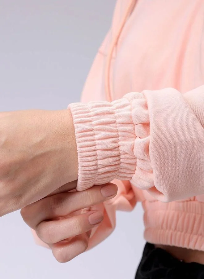 Freehand  Women Regular Fit Solid Hooded Neck Long Sleeve Wrap Sweatshirts  | Best Price UAE