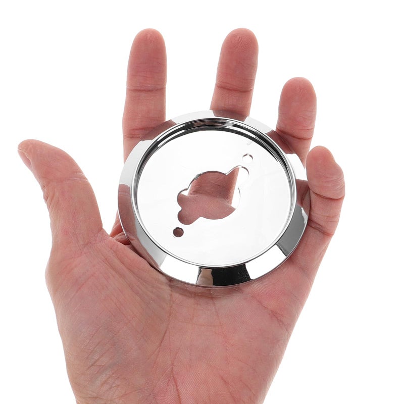 Universal Gas Stove Rotating Switch Knob Base 5PCS ABS Plastic Silver Burner Cover Replacement - Image 4