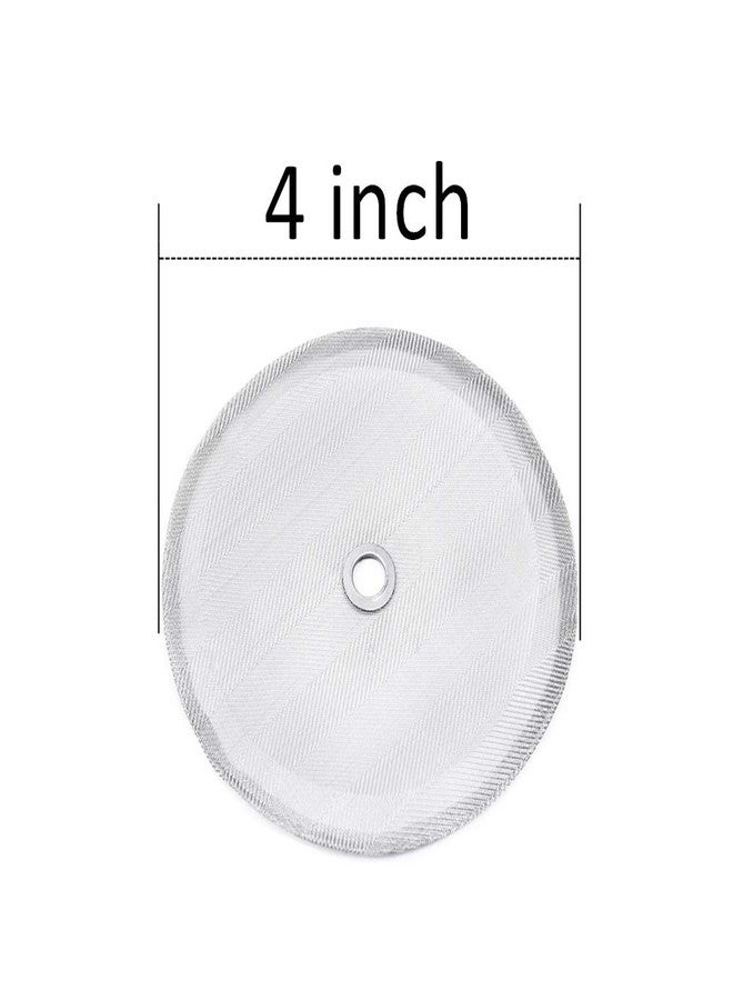 APUXON 2pcs French Press Filters 34 Oz - Universal Replacement Reusable Stainless Steel 8 Cup (1000 ml / 1 Liter) Mesh Fits Most Coffee Presses with Metal Center Ring - Image 2