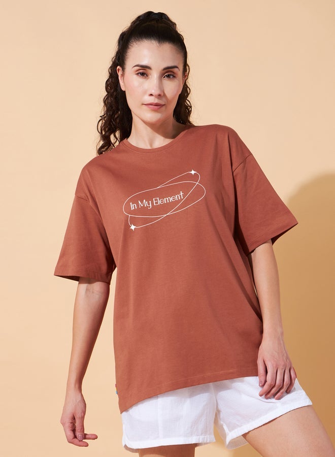 Cult Women Rust In My Element Print T-Shirt - Image 3