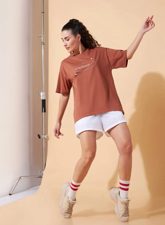 Cult Women Rust In My Element Print T-Shirt