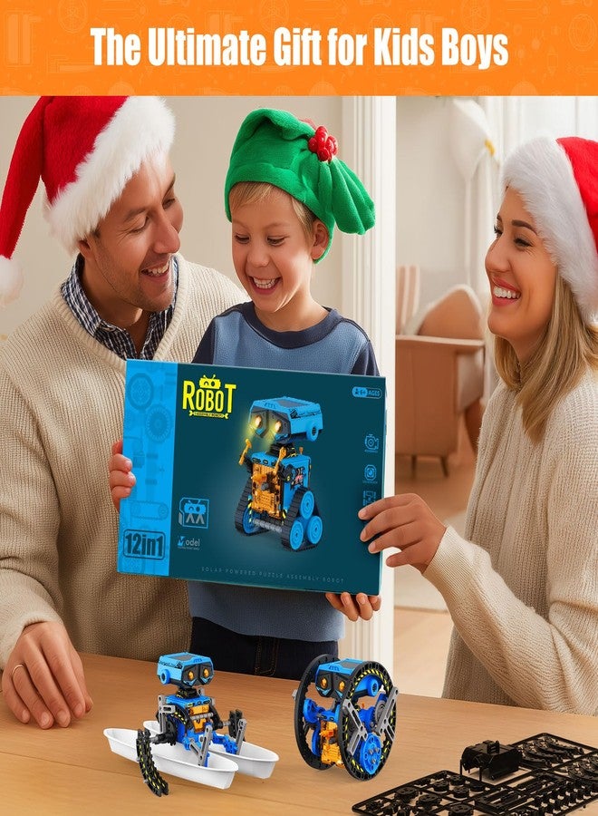 OUTOGO STEM Solar Power Robots Toys for Boys Aged 8-12, 12 in 1 Educational Building Science Experiment Kit for Kids, Birthday Gifts for Aged 8 9 10 11 12 13 Boys Girls Teens - Image 4