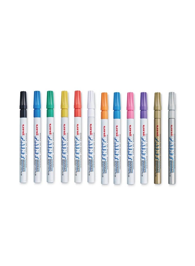 Rolodex علامات يوني-بينت، نقطة متوسطة، ألوان متنوعة، 12-عدد - Image 3